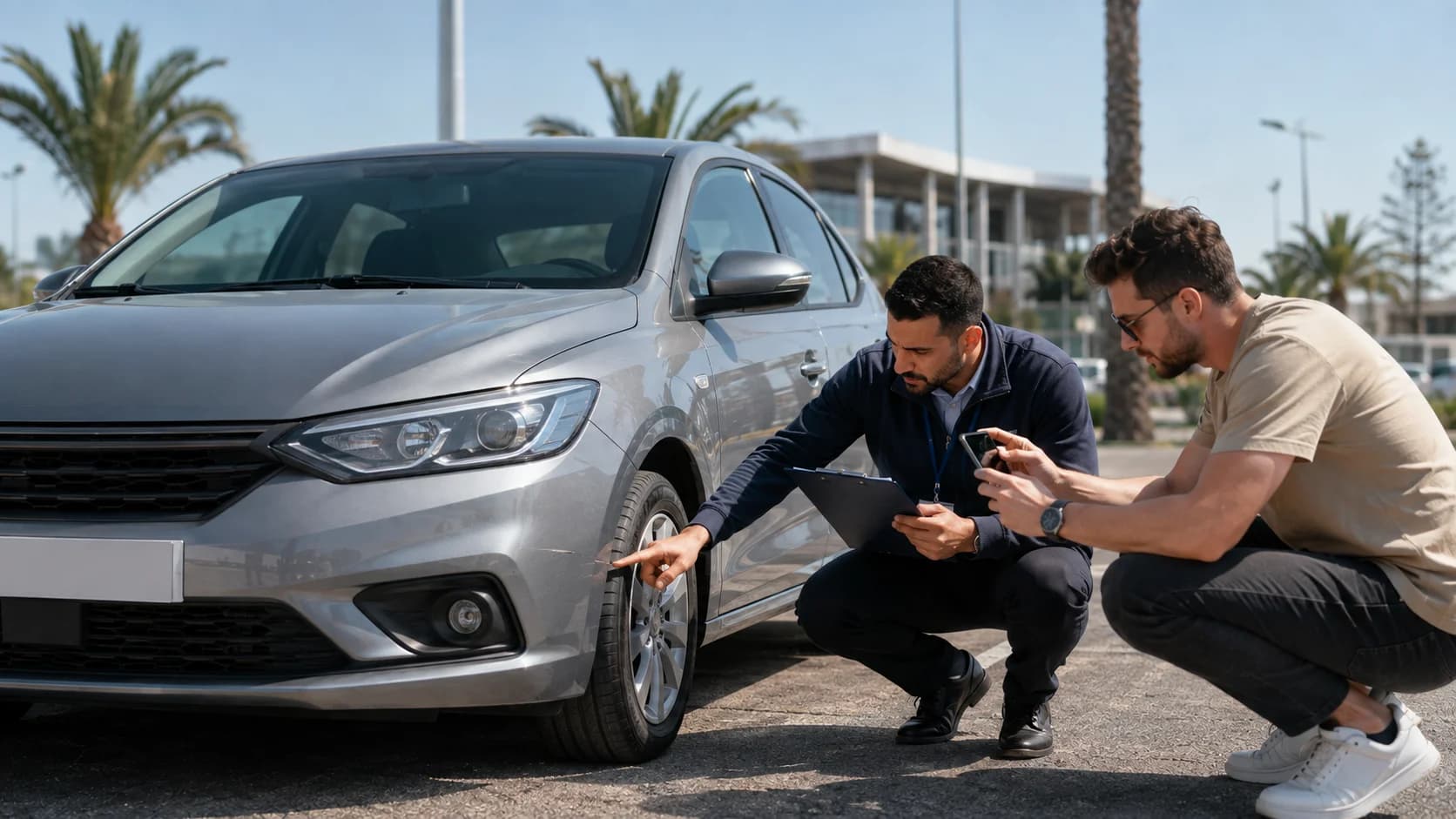 Casablanca Mietwagen Inspektionscheckliste Bevor Sie losfahren