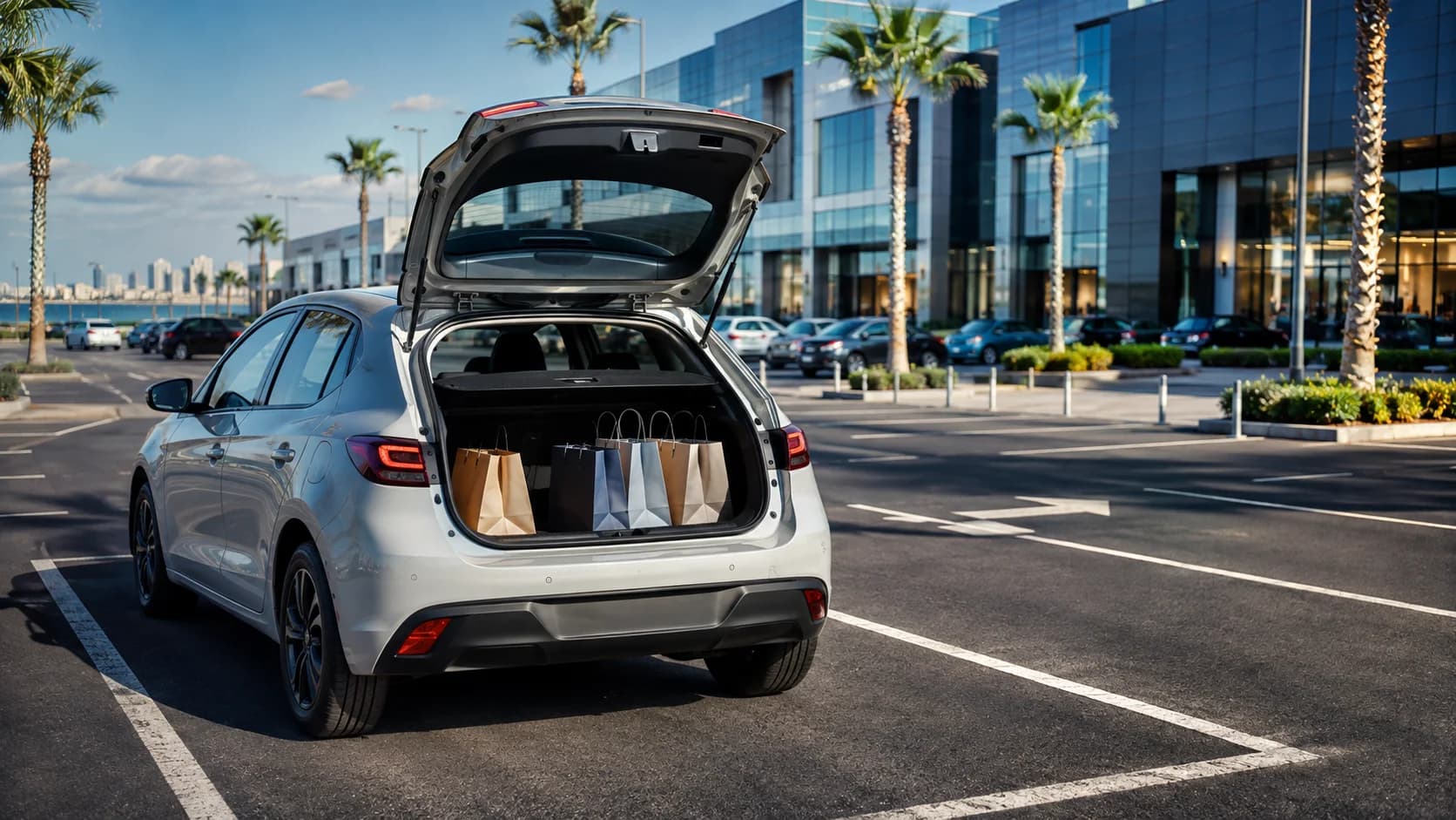 Shopping a Casablanca con auto a noleggio: centri commerciali e parcheggio